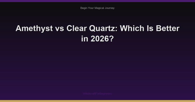 Amethyst vs Clear Quartz: Which Is Better in 2026?