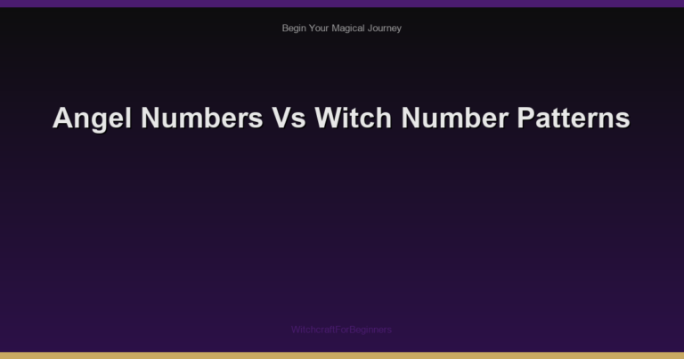 Angel Numbers Vs Witch Number Patterns