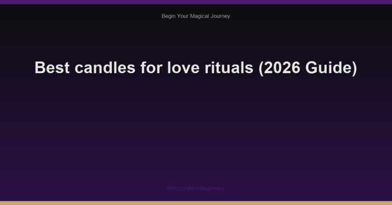 Best candles for love rituals (2026 Guide)