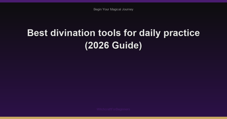Best divination tools for daily practice (2026 Guide)