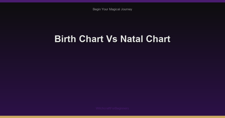 Birth Chart Vs Natal Chart
