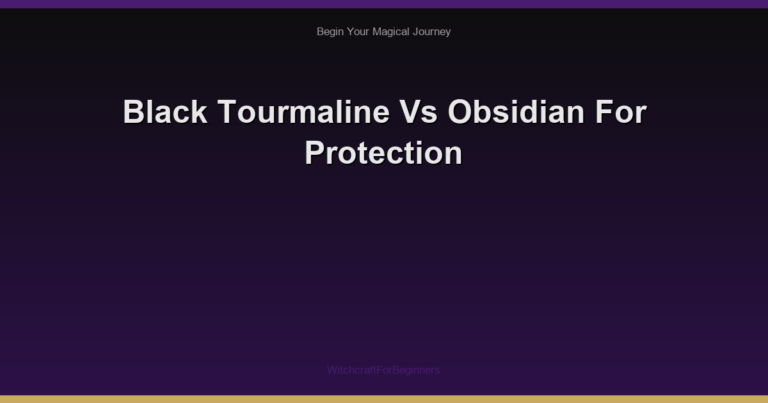 Black Tourmaline Vs Obsidian For Protection