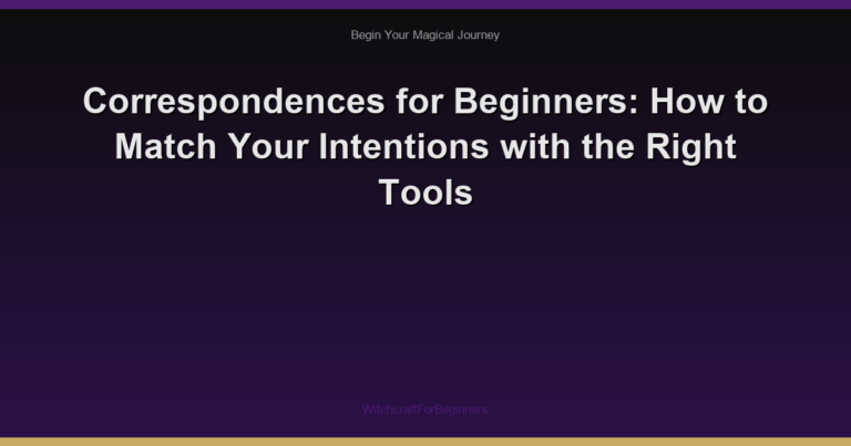 Correspondences for Beginners: How to Match Your Intentions with the Right Tools