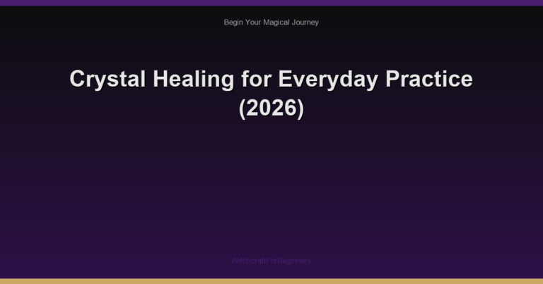 Crystal Healing for Everyday Practice (2026)