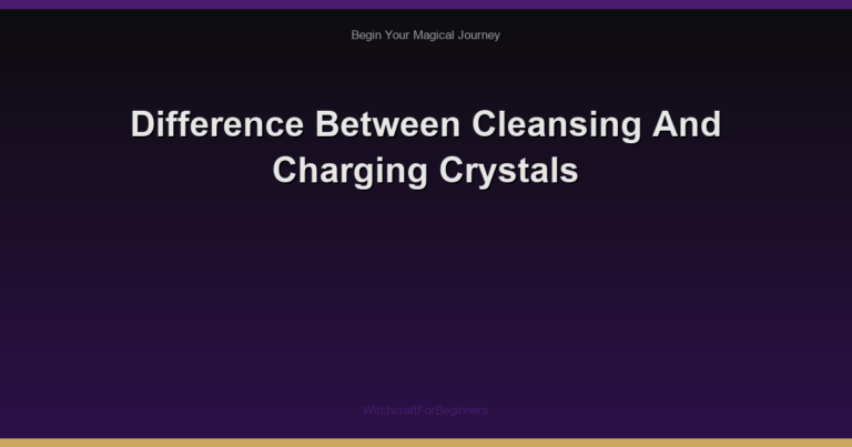 Difference Between Cleansing And Charging Crystals