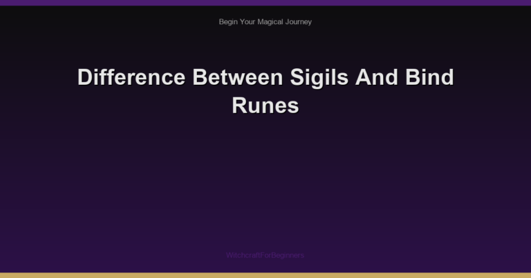 Difference Between Sigils And Bind Runes