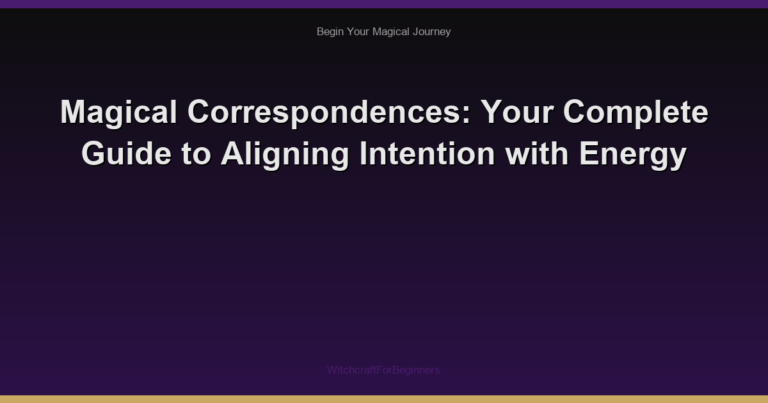 Magical Correspondences: Your Complete Guide to Aligning Intention with Energy