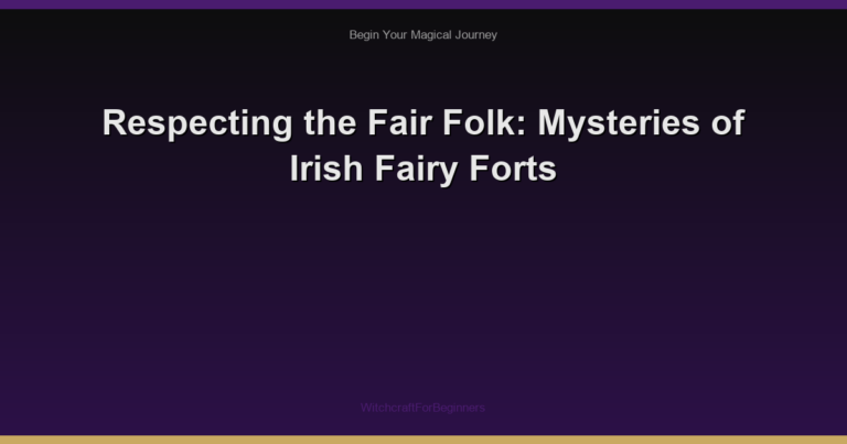Respecting the Fair Folk: Mysteries of Irish Fairy Forts