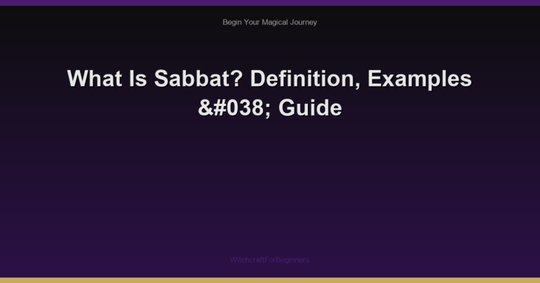 What Is Sabbat? Definition, Examples & Guide