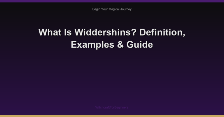 What Is Widdershins? Definition, Examples & Guide