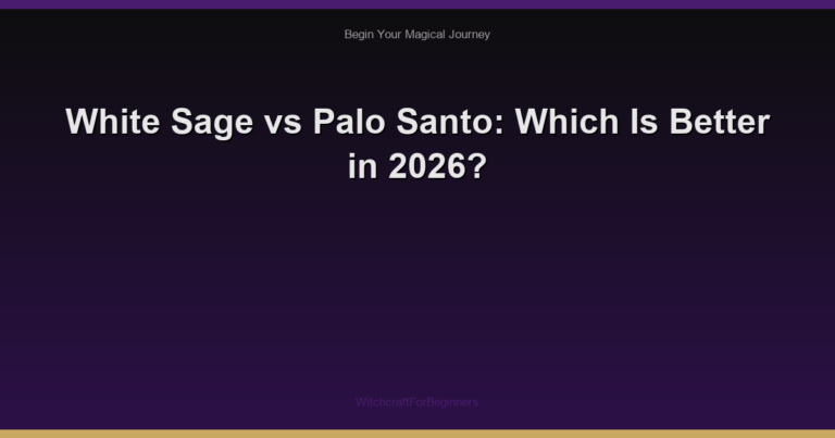 White Sage vs Palo Santo: Which Is Better in 2026?