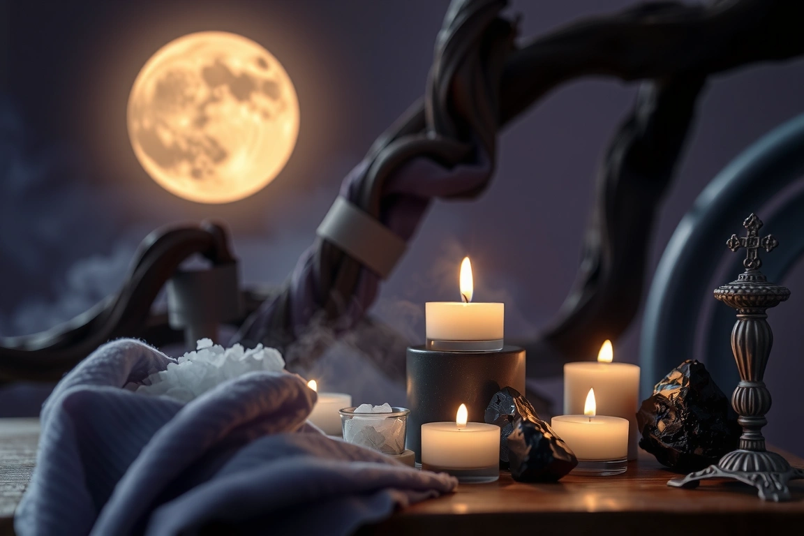 Setting Up Your Altar for Release Work — Complete Beginner's Guide to Full Moon Rituals and Release Spellwork