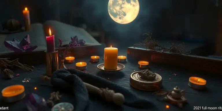 Illustration for Your First Full Moon Ritual: A Beginner’s Guide to Intentional Magic